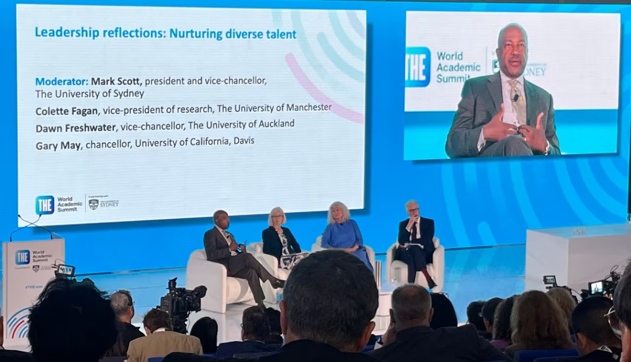 Times Higher Education World Academic Summit UC Davis Leadership